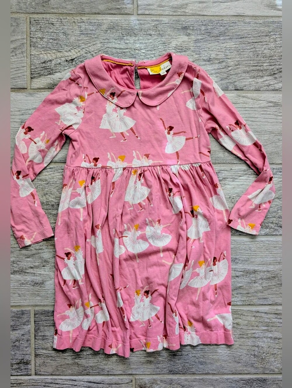 Mini Boden EUC 7-8 Pink Ballerina Dress